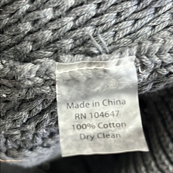 KINROSS STONEWASHED ZIP FRONT CARDIGAN, CHUNKY CABLE GRANDPA, UNISEX - Picture 8 of 9